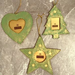 Set of 3 Photo Ornaments